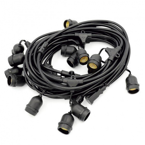 Cable Portalamparas 5m.10xe27 Ip65